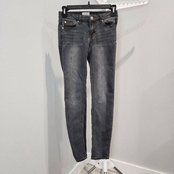 Hudson Jeans girls 14 Grey Skinny charol wash - Picture 1 of 10